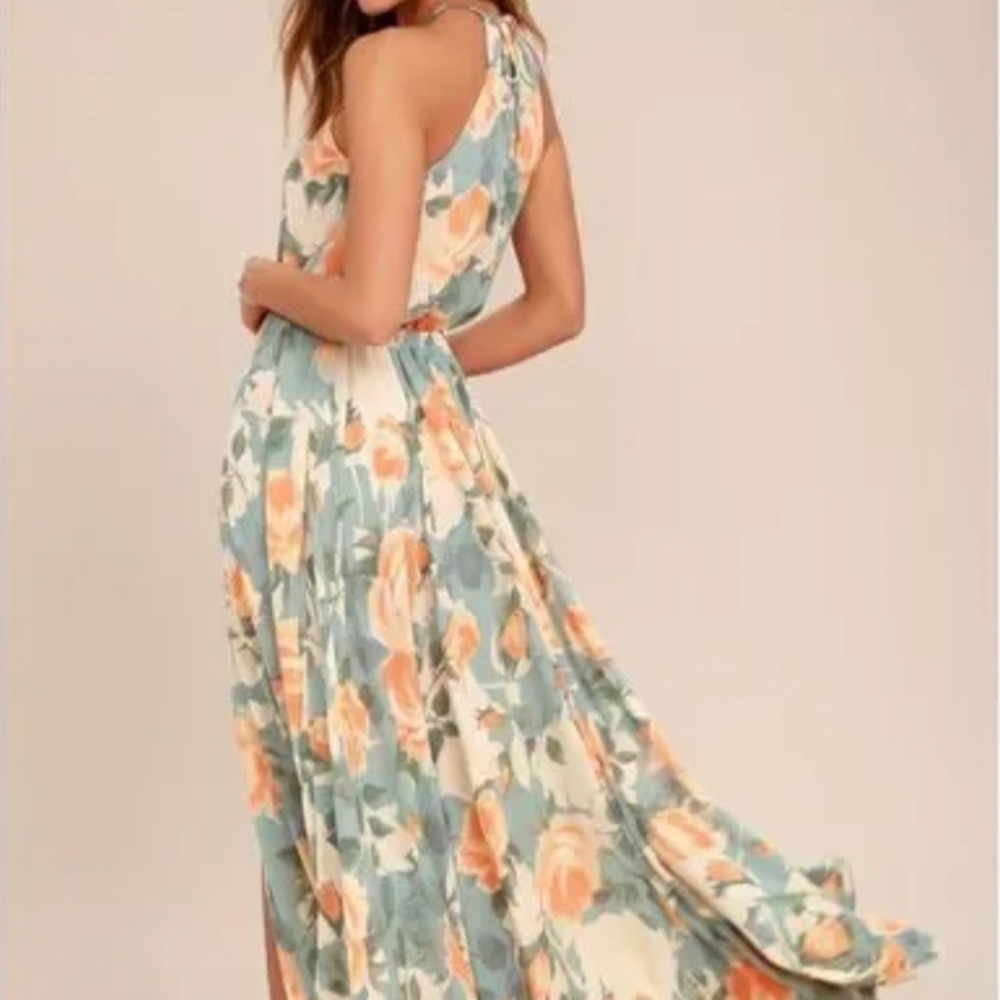 Lulu's Precious Memories Floral Maxi Dress